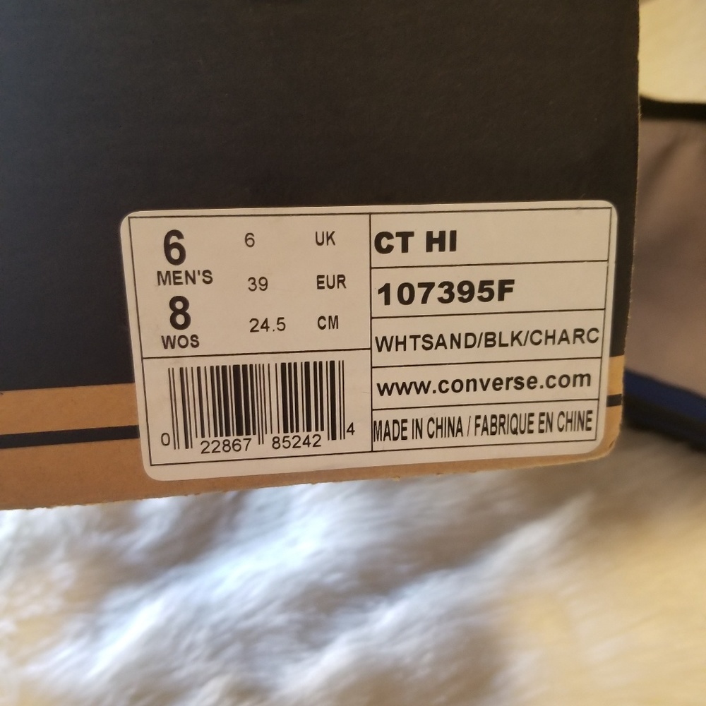 *SOLD*Converse 08 Century Hi Tops - Picture 6 of 7
